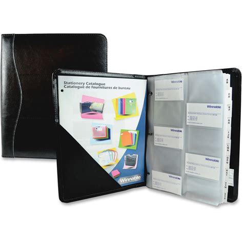 business card binder organizer.